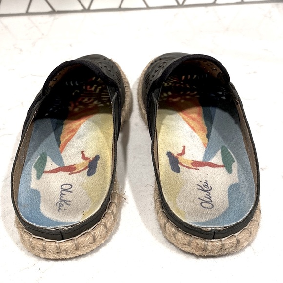 OluKai Espadrille Mules Slides Kaula Olu Ili Poi - Picture 8 of 8